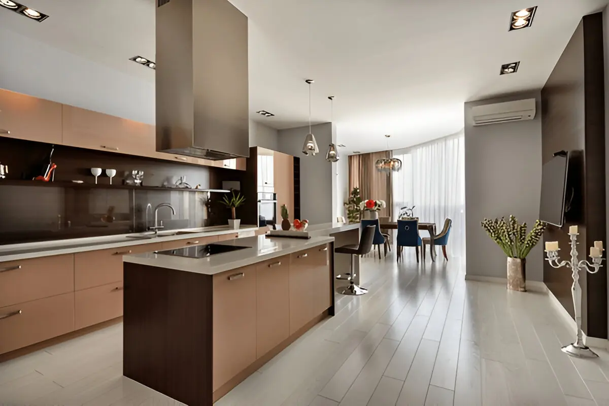 Modern Kitchen Remodeling with stylish island design by ATX Kitchen and Bathroom Austin