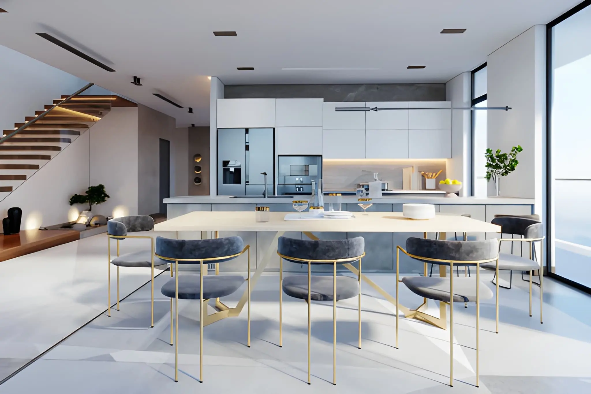 Modern kitchen renovation by ATX Kitchen and Bathroom Austin, expert General Contractor in Barton Hills creating stylish and functional spaces.