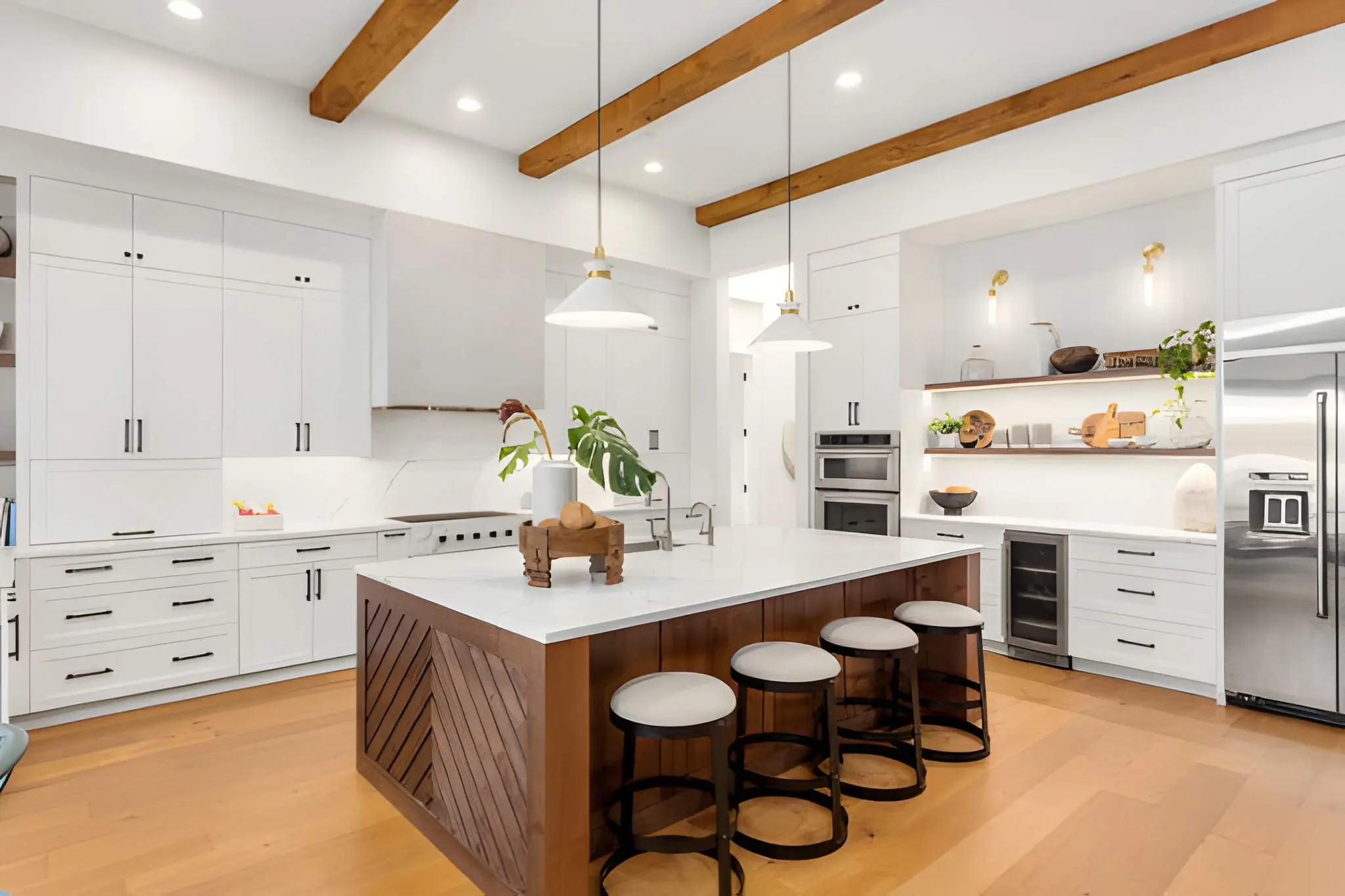 Open-concept Kitchen and Bath Remodeling creating functional and stylish living space